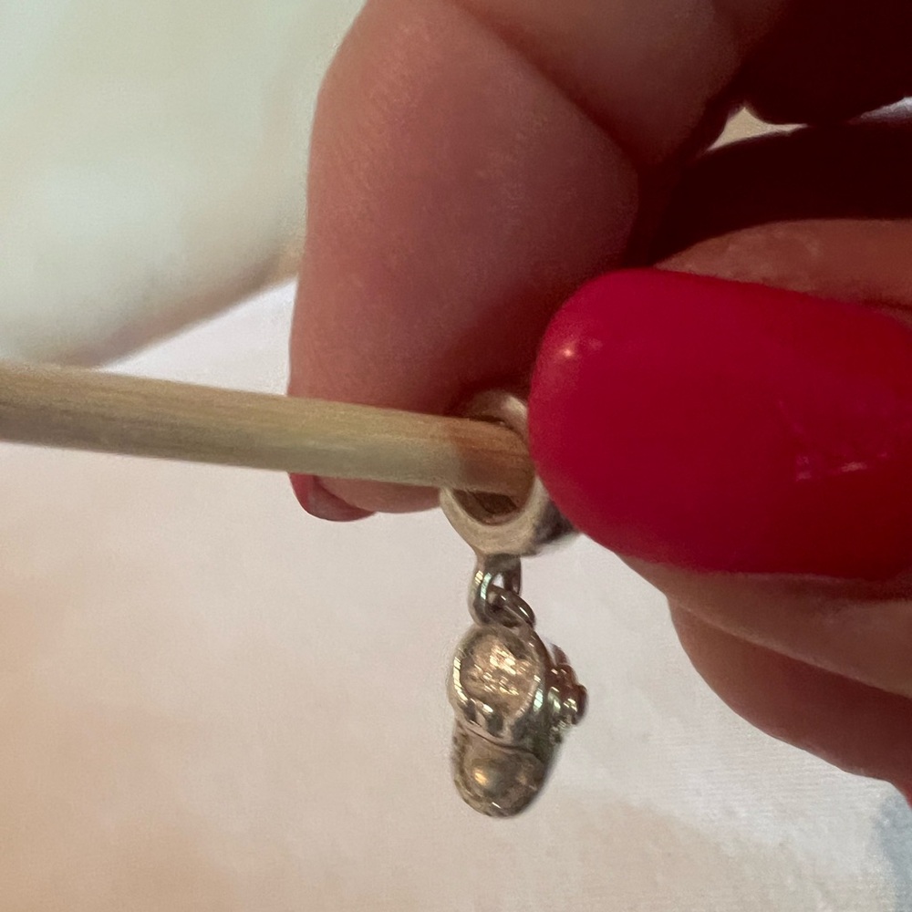 Silver Ballet shoe. Vintage from Pandora